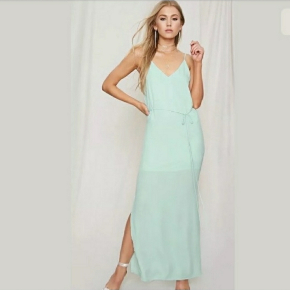 Pretty by Rory Maxi Dress Seafoam Green sz Sm